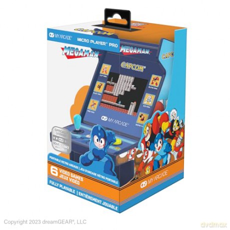 My Arcade: Micro Player Pro 6.7 Mega Man Portable Retro Arcade (6 Games In 1)