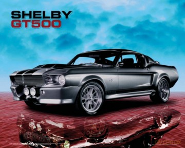 Ford Shelby Mustang Gt500 Sky [PLAKAT]
