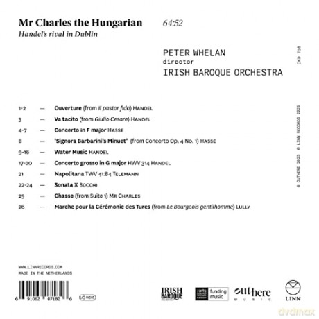 George Frideric Hand: Mr Charles The Hungarian Handels Rival I [CD]