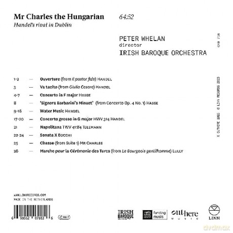 George Frideric Hand: Mr Charles The Hungarian Handels Rival I [CD]
