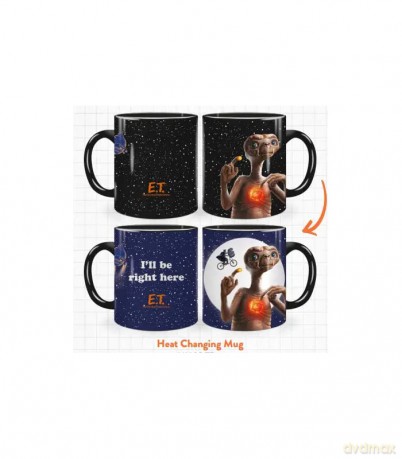 E.T The Extra Terrestrial: Mug Heat Changing Boxed (400Ml) - E.T