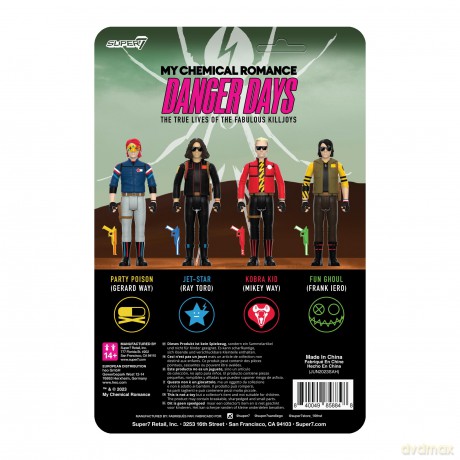 My Chemical Romance: My Chemical Romance Reaction Figures Wave 01 (Danger Days) - Fun Ghoul (Unmasked)