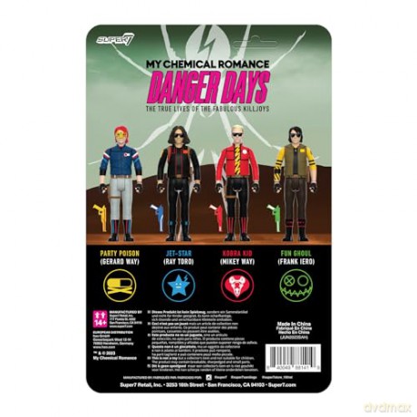 My Chemical Romance: My Chemical Romance Reaction Figures Wave 01 (Danger Days) - Jet Star (Unmasked)
