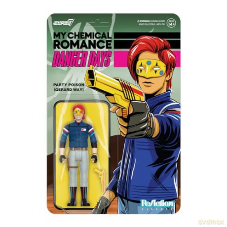 My Chemical Romance: My Chemical Romance Reaction Figures Wave 01 (Danger Days) - Party Poison (Unmasked)
