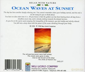Ocean Waves At Sunset [CD]