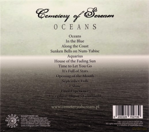 Cemetery Of Scream: Oceans [CD]