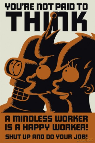 Futurama (Do Not Think) [PLAKAT]