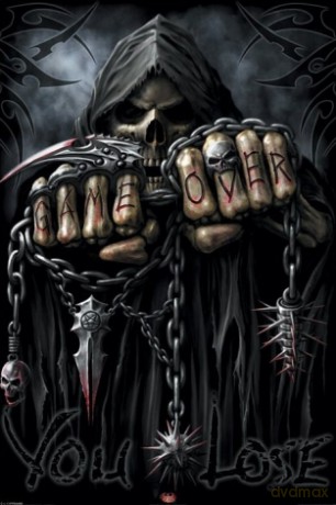 Game Over Reaper (Spiral) [PLAKAT]