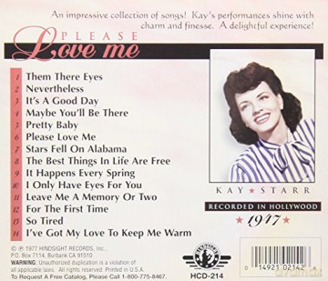 Kay Starr: Please Love Me [CD]