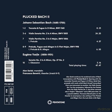 Alon Sariel: Plucked Bach II [CD]