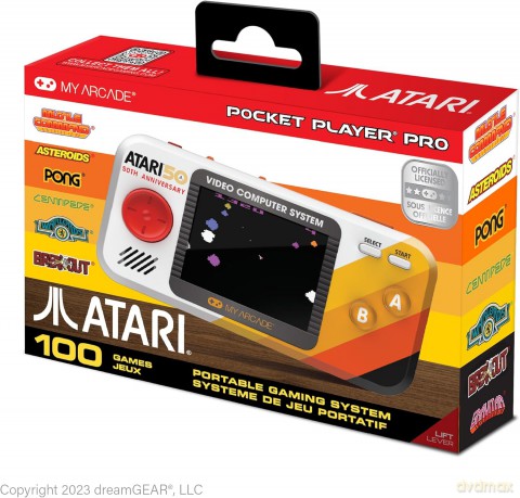 My Arcade: Pocket Player Pro Atari Portable Gaming System (100 Games In 1) Przenośna konsola