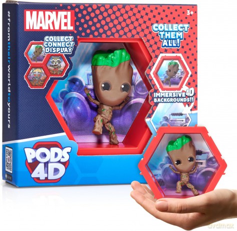 Marvel: Pod 4D Marvel - Groot