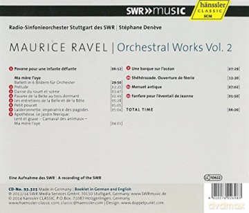 Srsodeneve: Ravelorchestral Wrks Vol 2 [CD]