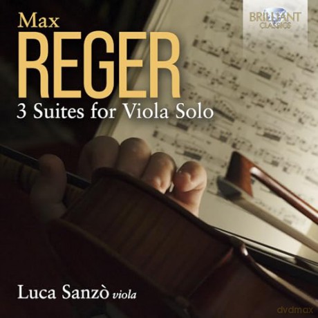 Luca Sanzo: Reger: 3 Suites For Viola Solo [CD]