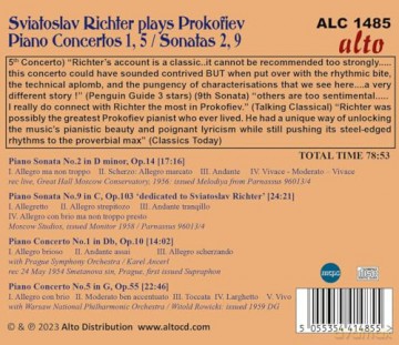 Sviatoslav Richter: Richter Plays Prokofiev [CD]