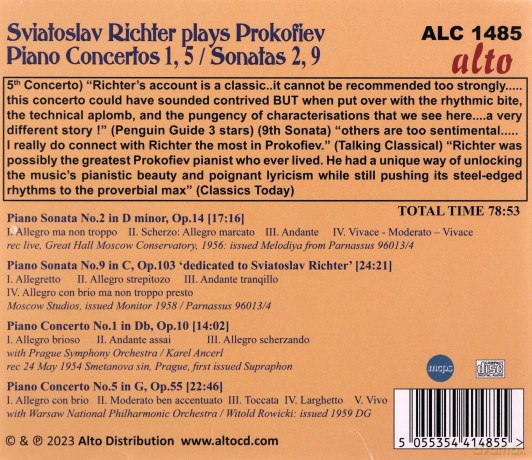 Sviatoslav Richter: Richter Plays Prokofiev [CD]