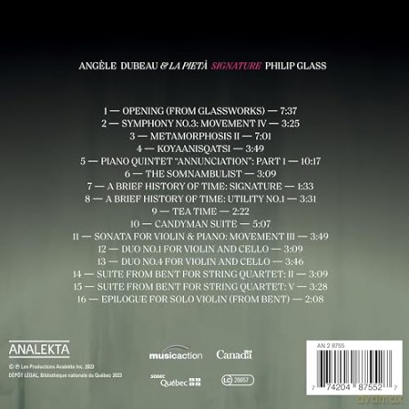 Angele Dubeau: Signature: Philip Glass [CD]