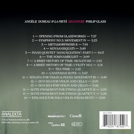 Angele Dubeau: Signature: Philip Glass [CD]