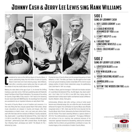 Jerry Lee Lewis & Johnny Cash: Sing Hank Williams [Winyl]