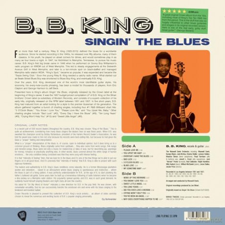 B.B. King: Singin The Blues (+3 Bonus Tracks) (Limited) [Winyl]