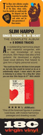 Slim Harpo: Sings Raining In My Heart (+8 Bonus Tracks) (Limited) [Winyl]