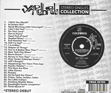Yardbirds: Stereo Singles Collection [CD]