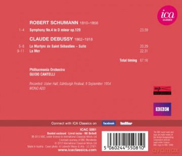 Philharmonia Orchcantelli: Symphony No4La Mer [CD]