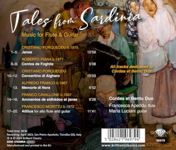 Cordas Et Bentu Duo/Francesca Apeddu/Maria Luciani: Tales From Sardinia [CD]