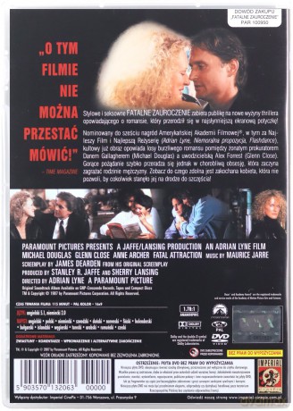 Fatalne zauroczenie [DVD]