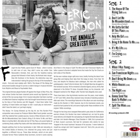 Eric Burdon: The Animals Greatest Hits [Winyl]