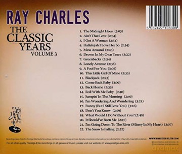 Ray Charles: The Classic Years Volume 3 [CD]