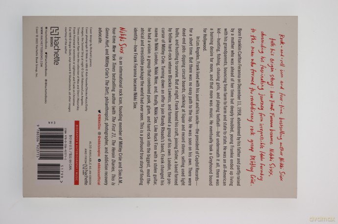 Nikki Sixx: The First 21 How I Become Nikki Sixx Paperback Book [KSIĄŻKA]