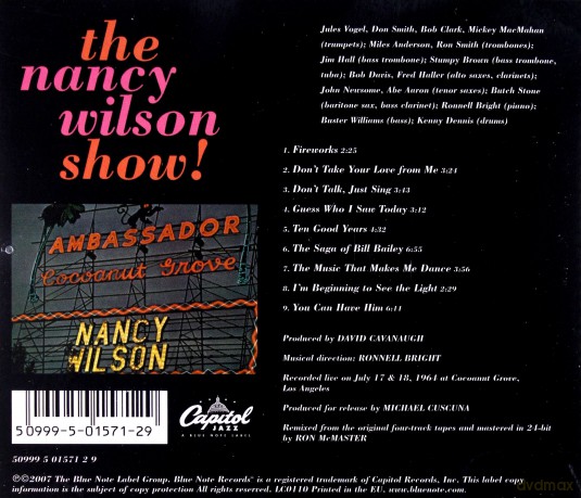 Nancy Wilson: The Nancy Wilson Show [CD]