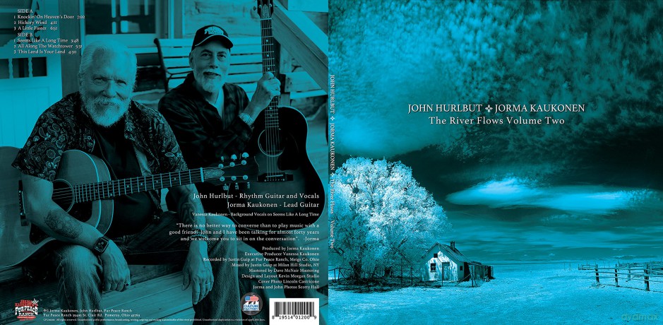 Jorma Kaukonen And John Hurlbut: The River Flows Vol. 2 (Blue/Pink Shaped Splatter) (Rsd 2021) [Winyl]