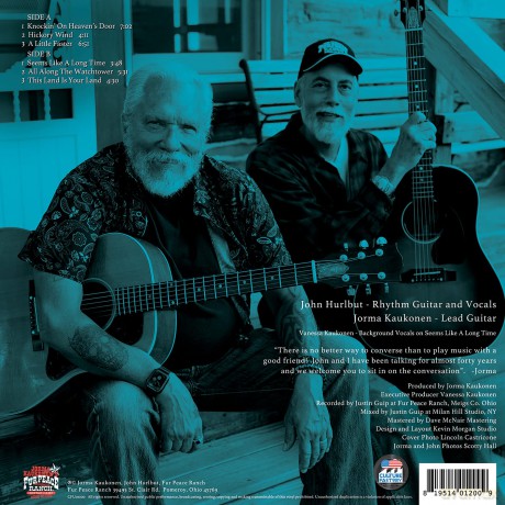 Jorma Kaukonen And John Hurlbut: The River Flows Vol. 2 (Blue/Pink Shaped Splatter) (Rsd 2021) [Winyl]