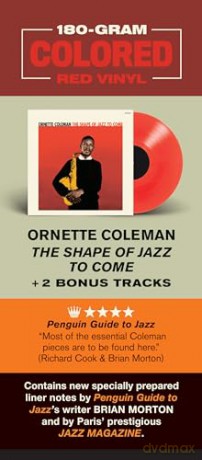 Ornette Coleman: The Shape Of Jazz To Come (+2 Bonus Tracks) (Red) [Winyl]