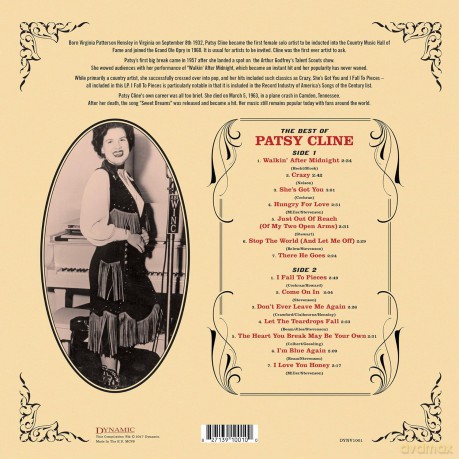 Patsy Cline: The Very Best Of Patsy Cline [Winyl]