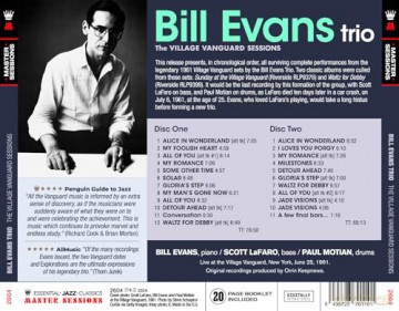 Bill Evans Trio: The Village Vanguard Sessions [2CD]