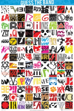 Guess The Logo Band [PLAKAT]