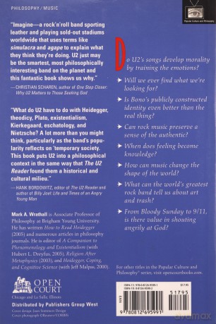 U2: U2 And Philosophy. How To Decipher An Atomic Band Paperback Book [KSIĄŻKA]