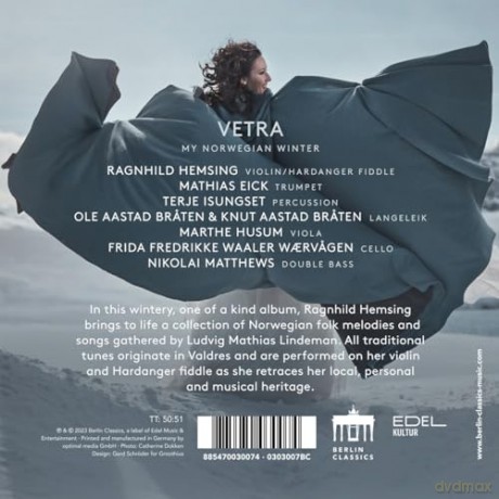 Ragnhild Hemsing: Vetra [CD]