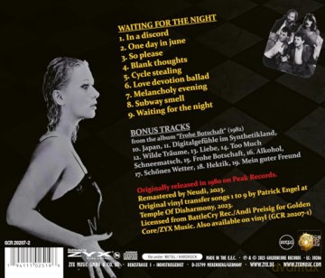 Cannock: Waiting For The Night [CD]