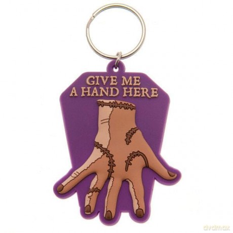 Wednesday: Wednesday (Give Me A Hand) Rubber Keychain