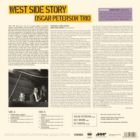 Oscar Peterson: West Side Story (+1 Bonus Track) (Limited) [Winyl]
