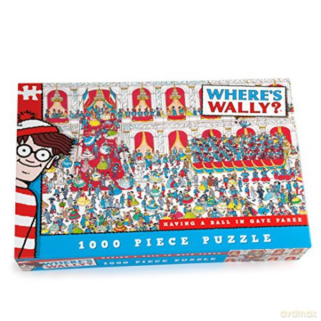 Wheres Wally: Wheres Wally Having A Ball In Gaye Paree 1000 Piece Jigsaw Puzzle [PUZZLE]