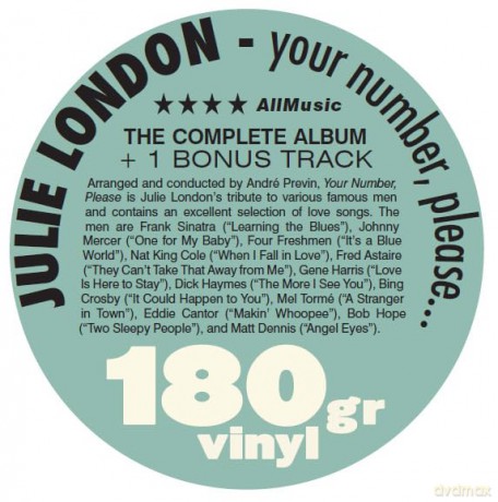 Julie London: Your Number. Please... (+1 Bonus Track) (Limited) [Winyl]