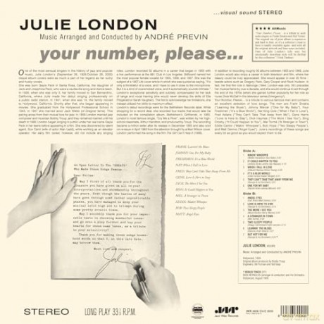 Julie London: Your Number. Please... (+1 Bonus Track) (Limited) [Winyl]