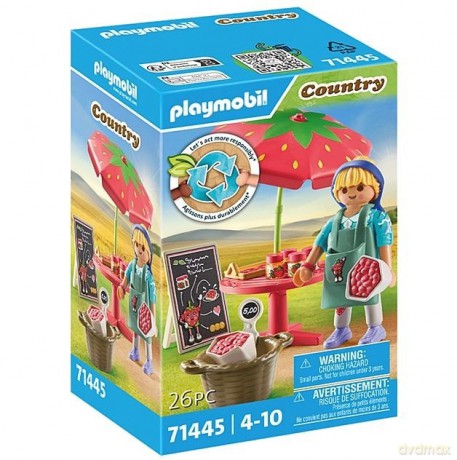 PLAYMOBIL Zestaw z figurkami Country 71445 Stragan z domowym dżemem