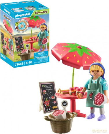 PLAYMOBIL Zestaw z figurkami Country 71445 Stragan z domowym dżemem