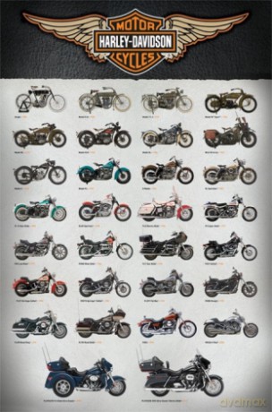 Harley Davidson (Evolution) [PLAKAT]